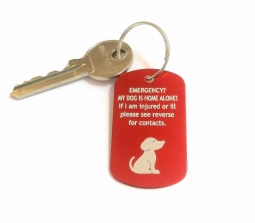 Dog Emergency Keyring